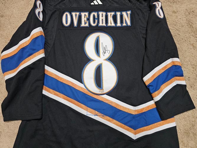 ALEX OVECHKIN Signed Washington Capitals Adidas 54 Authentic Hockey Jersey w COA