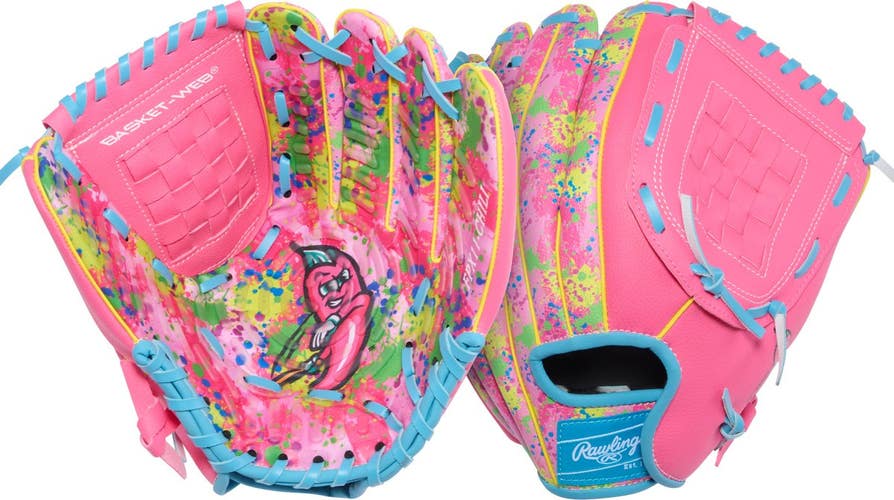 New Rawlings Chili Peppers 11" Youth Baseball/Softball Glove Left Hand Throw 11735-RAWFPX11-CHILIL