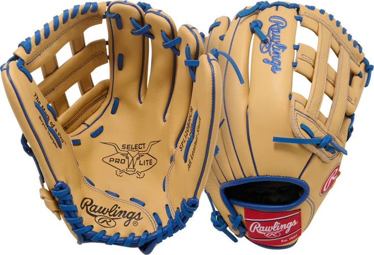 New Rawlings Select Pro Lite 12" Youth Baseball Glove Left Hand Throw (LHT) 11735-RAWSPL120BHCRL