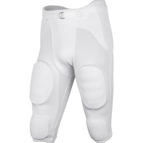 New Champro Integrated Football Practice Pants with Built-In Pads White (WHT) 11735-CHPCHPFPU13AWS