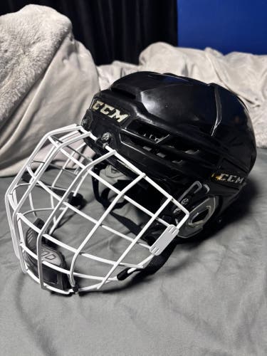 Black Medium CCM Super Tacks X Helmet (Used)
