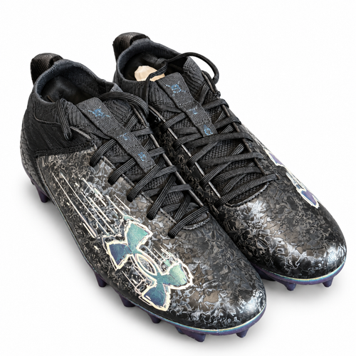 Under Armour Blur Smoke Suede 2.0 MC Football Cleats US 10.5 Black and gray New Box