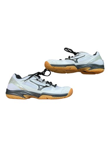Used Mizuno VB Shoes Junior White And Black Junior 05 11873-S000251608