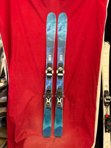 Skis: Nordica Astral 74 CA women's all-mountain carving skis, 151cm
Bindings: Salomon