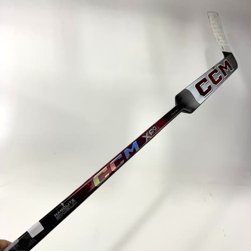 Repaired Regular Maroon XF Pro Goalie Stick - 26" Paddle P31 Like Curve? - #QQ621