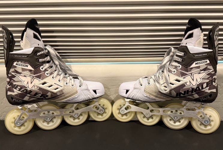 Mission Inhaler WM01 Inline Skates Extra Wide Width Size 6.5 (New)