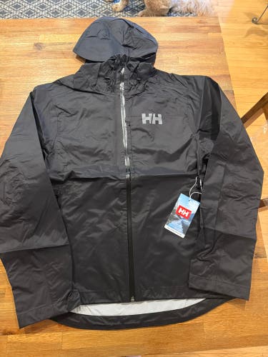 Black Men's Small Helly Hansen Jacket (New)