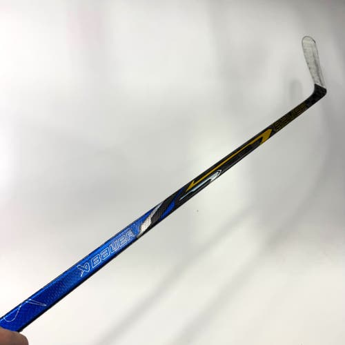Repaired Left Handed Blue and Yellow Bauer Fuse - 50 Flex P92 Curve - #QQ605