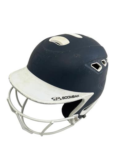 Used BoomBah BBH2-JR OS Batting Helmet w/Mask 11692-S000159475