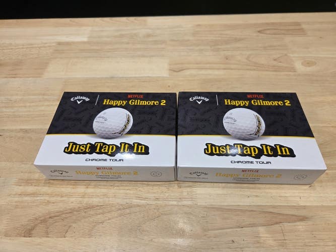 Callaway Happy Gilmore Chrome Tour Just Tap It In 2 Dozen