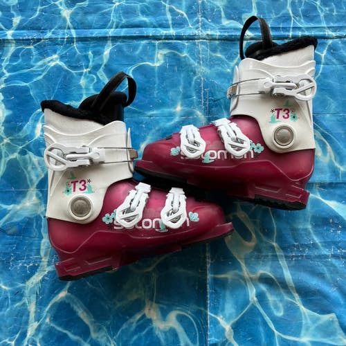 Kid's Salomon T3 Ski Boots (Used) Mondo 22.5 (265mm)