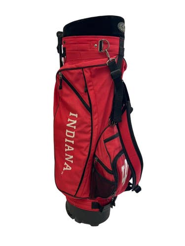Used HOOSIER GOLF BAG Mens Stand Bag Red 11692-S000159445