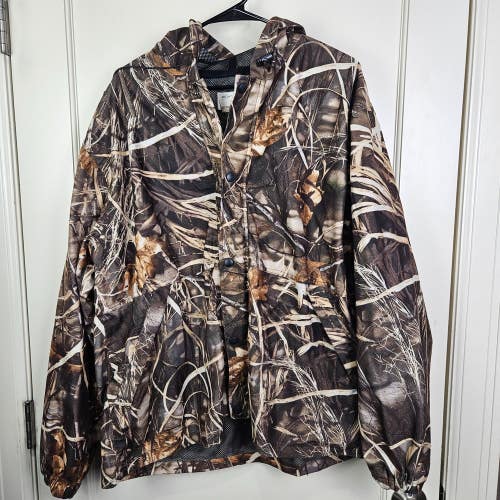 Wildfowler Outfitters Advantage Max4 HD Camo Jacket Full Zip Mesh Lined Size: XL