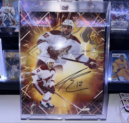 Paul Bissonnette Signed Fanatics Emanate Authenticated ORANGE 2/25 Spittin Chiclets