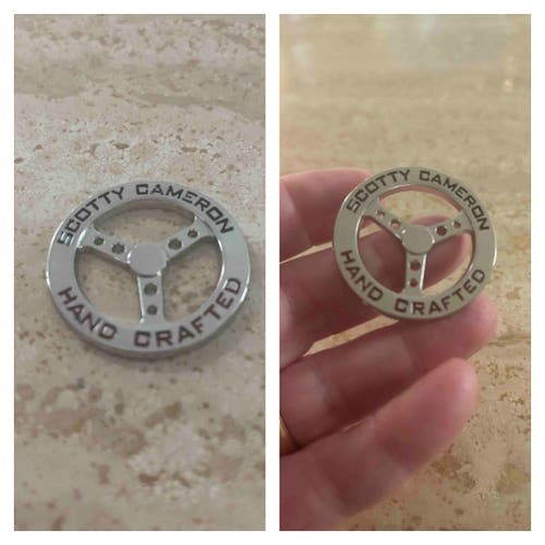 2023 SCOTTY CAMERON “STEERING WHEEL / BRITISH OPEN” BALL MARKER” - NWOT!