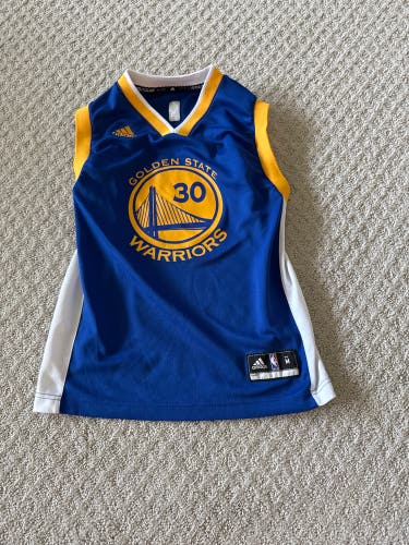Blue Medium Kids Unisex Adidas Jersey (Used)
