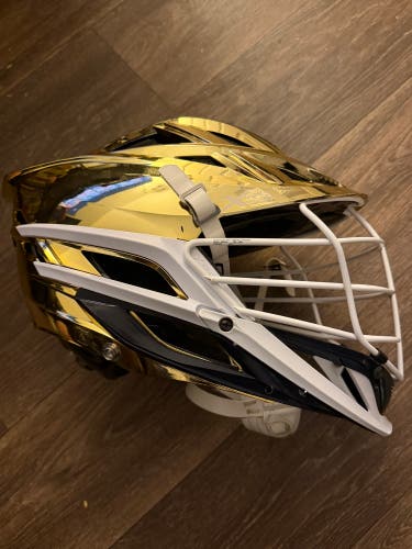 Cascade XRS Pro Helmet Gold/White/Navy Excellent Condition