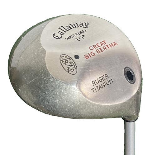 Callaway Great Big Bertha Ruger Ti War Bird Driver 10 RH Extra Stiff Graphite 45