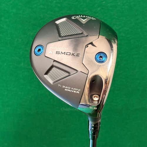 Callaway Paradym Ai Smoke TI 340 11.5 Mini Driver LINQ 7F5 Graphite Extra Stiff
