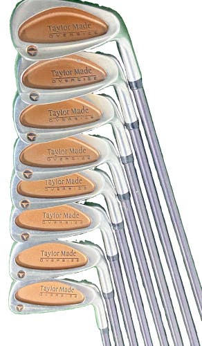 TaylorMade Burner Oversize Iron Set 3-PW RH S-90 Stiff Bubble Graphite 5i 38"
