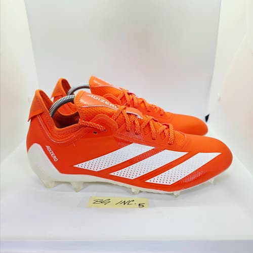 Adidas SM Adizero Electric Men's Football Cleats Orange Size 10.5 / JQ4010 NEW