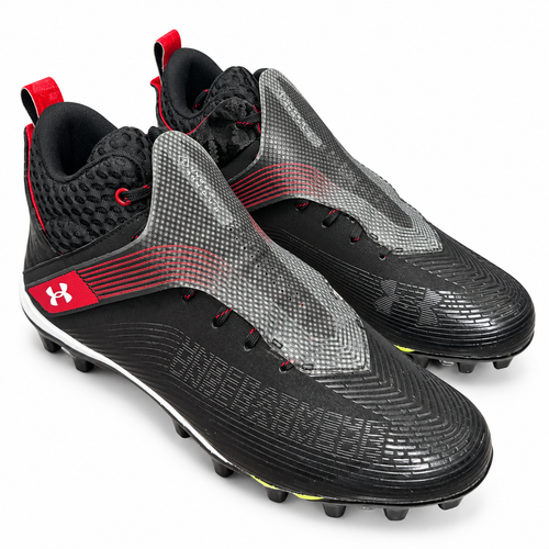 Under Armour TM Highlight Hammer MC Football Cleats US 13.5 Black and Red New Box