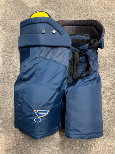 CCM HPTK Pro Stock Hockey Pants Senior Large St Louis Blues Read Description
