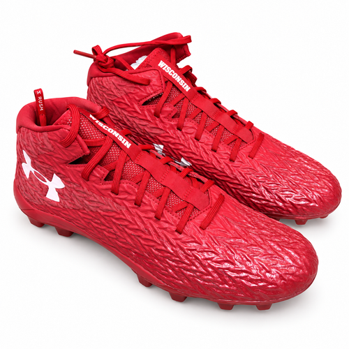 Under Armour TM Spotlight Clone 4.0 Mid MC HM Football Cleats US 11.5 Red New Box