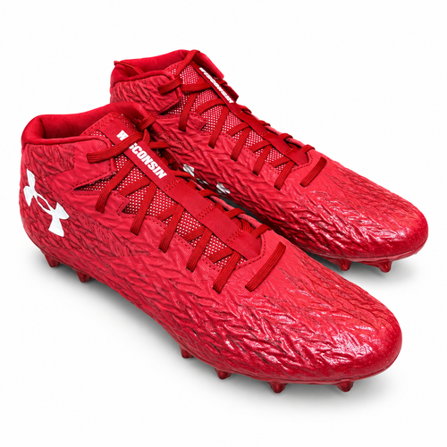 Under Armour TM Spotlight Clone 4.0 Mid MC N Football Cleats US 11 Red New Box