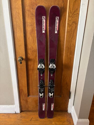 Salomon QST Lux 92 153cm with Adjustable Salomon Warden MNC Bindings