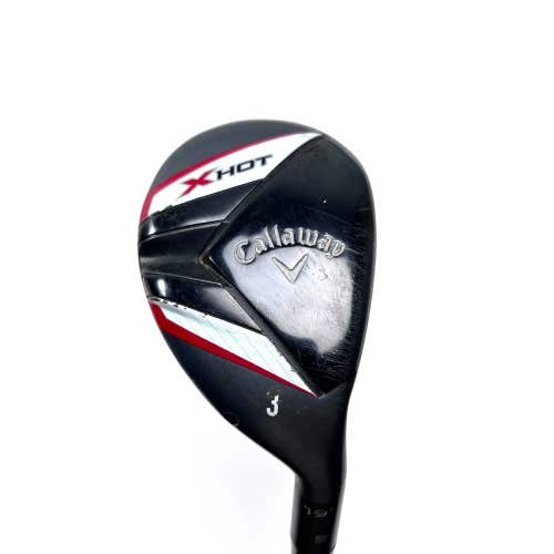 Callaway X Hot 2013 3 Hybrid 19* 70g Stiff Graphite Mens RH