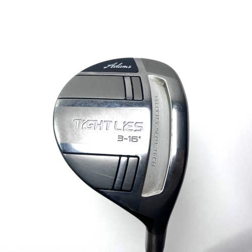Adams Tight Lies Womens 2013 3 Fairway Wood 16* Bassara E45x5ct Ladies RH
