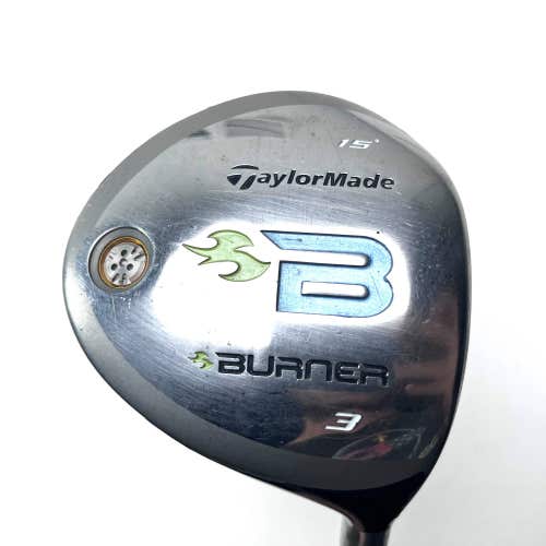 TaylorMade Burner 2008 3 Fairway Wood 15* REAX 49g Ladies Graphite Womens RH