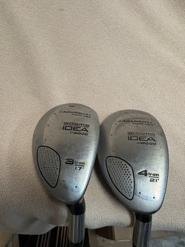 Men's Adams i wood Right Handed Iron Set Regular Flex Graphite Shaft (Used)