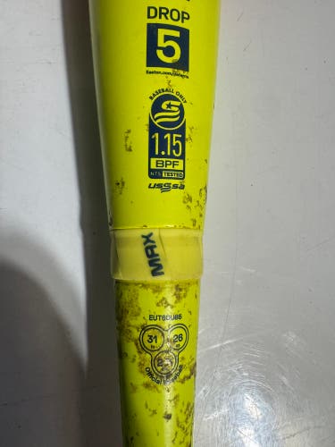 2026 Easton Dub Composite USSSA Certified Bat (-5) 31" (Used)