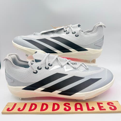 Adidas Adizero Electric+ 2 Baseball Cleats Grey Black Pink JI1474 Men’s Sz 13
New Without Box