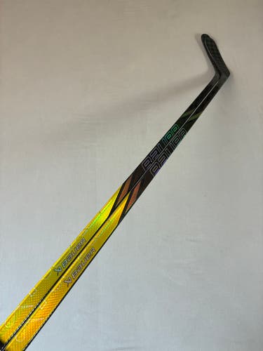 *2 Pack* of New 87 Flex P92M Senior Bauer Nexus Tracer Left Hand Pro Stock Hockey Sticks - Gold