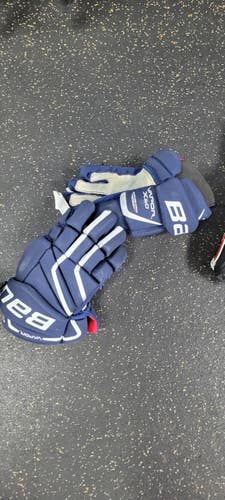 Used Bauer VAPORX60 Intermediate Gloves Navy Blue 12" 11497-S000162830