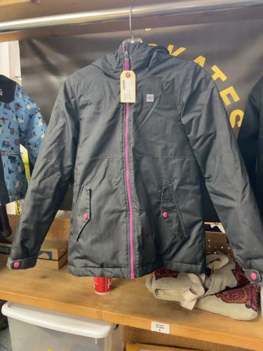 MEC Youth Size 10 Winter Jacket Grey/Pink