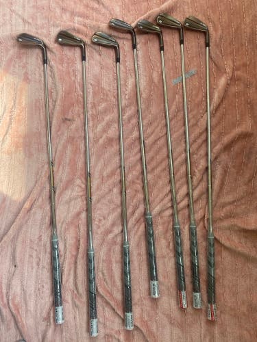 Men's 2025 TaylorMade P-790 Right Handed copper Iron Set Stiff Flex (New)