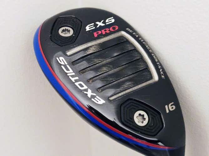 Tour Edge Exotics EXS Pro Hybrid 16* (HZRDUS Smoke Black 80, Stiff) Golf Club