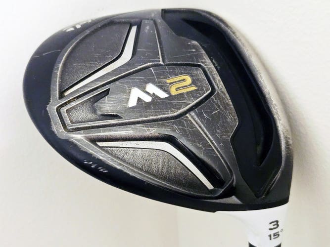 Taylor Made M2 3 Wood 15* (Oban Kiyoshi Gold 75, X-Stiff) 3w 2016 fw Fairway