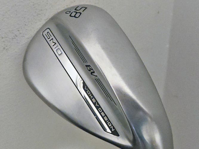 Titleist Vokey SM10 Lob Wedge 58* 12* (Tour Chrome, D Grind, DG Tour Issue) 2024