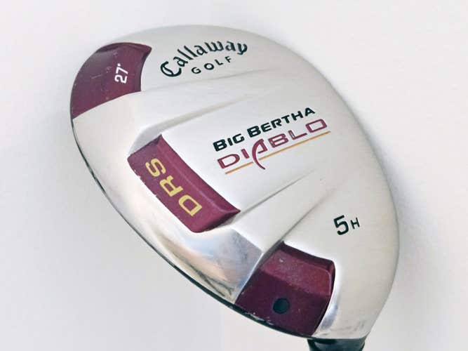 Callaway Diablo DRS 5/R Hybrid 27* (Graphite, Stiff) 5h Rescue Golf Club