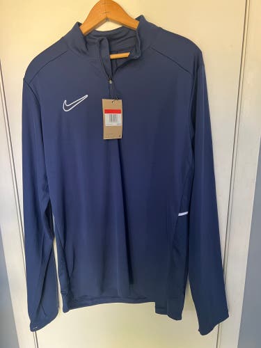 Nike (New) Brand New W Tags Nike Dri-Fit Loose-Fitting 1/4 Zip $55 L