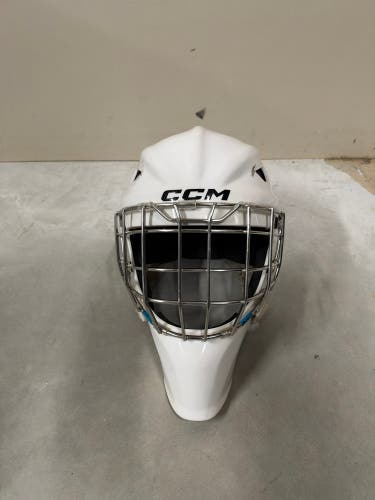 Senior Small CCM Axis F9 Goalie Mask (Used)