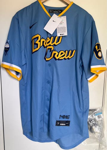 Blue Large Adult Unisex Nike Jersey (New)