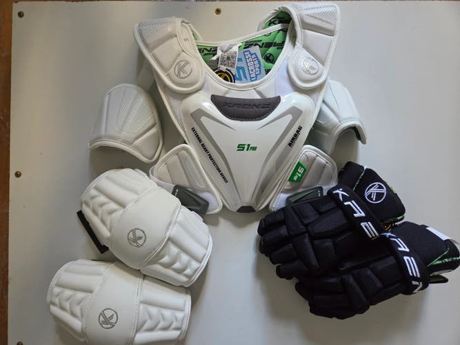 3 Piece Youth Lacrosse Equipment Starter Kit Small, Brand New