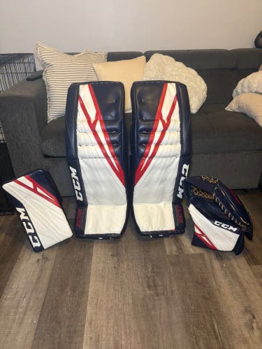 32+2" CCM Extreme Flex 4 Regular Goalie Full Set (Used)
