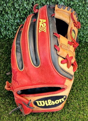 Wilson RH Infield A2K DATDUDE Baseball Glove 11.5" (Used)